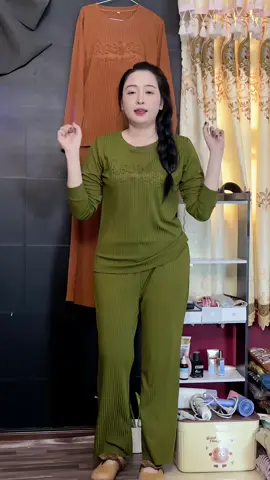 Đồ bộ thun gân mặc nhà #dobo #dobomacnha #doboukem 