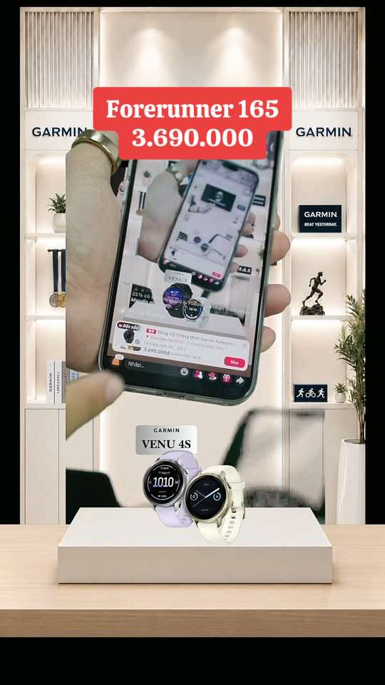 🎉 Forerunner 165 giảm từ 3/9 - 10/9 còn 3.690.000 - truy cập ngay phiên live săn mọi người ơiii. #GarminOfficialStore #GarminVietnam #Sale #thethao #forerunner165 