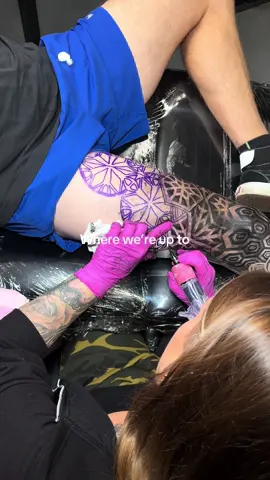 Little progress shot  #tattoo #inked #tattooideas #femaletattooartist #dotwork 