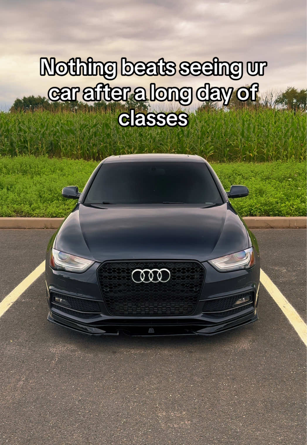 Tuffest base model on campus #audi #a4 #fyp #trending #college 