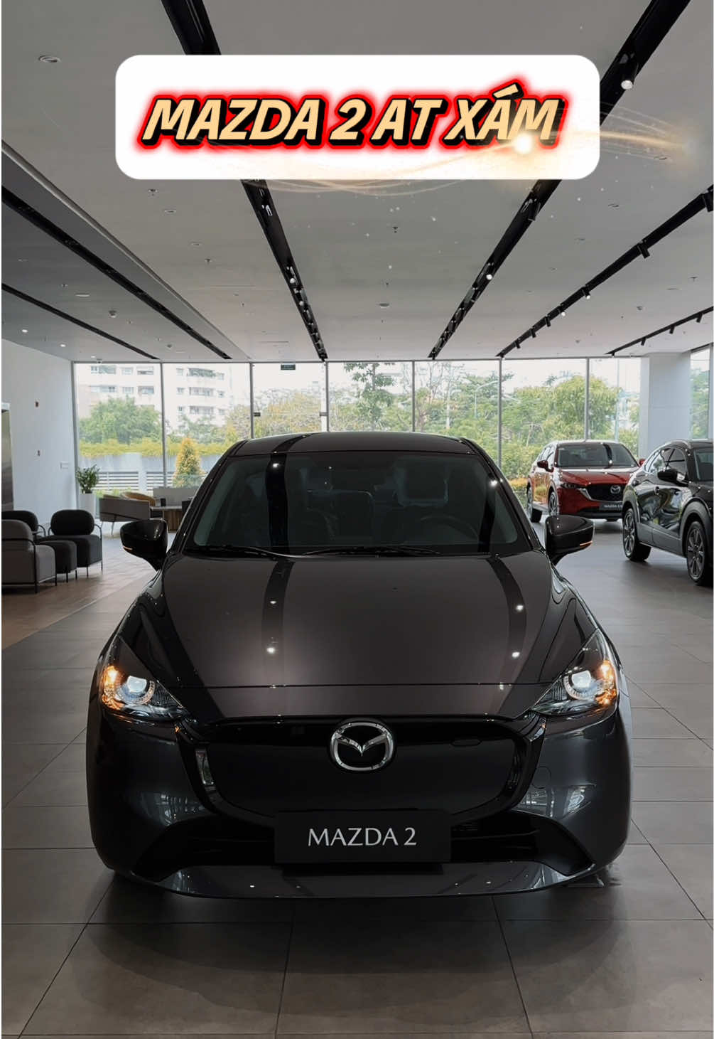 Mazda2 phiên bản AT màu xám, mệnh Kim, mệnh Thổ là không thể bỏ qua ạ #mazda2 #mazda2at #mazda2sedan #mazdahcm #mazdaphanhuyich 