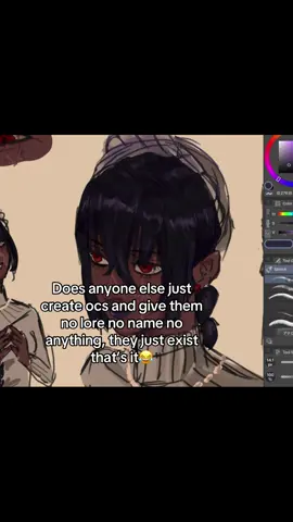 I love making oc designs but I HATE writing lore, and I just abandon them after,they don’t even get a name almost all of my ocs get this treatment 💔 #drawing #digitalart #oc#art 