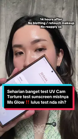 @msglow.beauty sunscreen mistnya ditest pake uvcam seharian ‼️ gak heran ini dipromosiin bikin glowing ampe sebadan praktis pol pakenya. Lulus gak nih dites seharian? Cek aja videonya  kataku sih cobain guys karena murce tp proteksi nyata 👀✨ #sunscreenmist #sunscreenviral #4detikglowtogo #sunscreensatset #msglowbeauty 