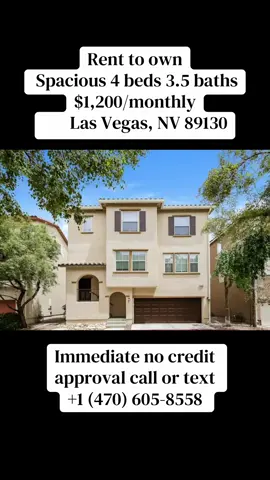 🚨🏡 LAS VEGAS RENTAL ALERT! 🏡🚨 STOP SCROLLING! 👀✨ If you’ve been searching for a spacious home in Las Vegas, this could be the opportunity you’ve been waiting for! 🔥 ✨ 4 BEDROOMS ✨ 3.5 BATHROOMS ✨ Spacious home ✨ Great option for families or anyone needing extra space 💰 RENT: ONLY $1,200/MONTH 📍 4794 Hampstead Heath Ct, Las Vegas, NV 89130 Imagine coming home every day to a place with enough bedrooms and bathrooms for the whole household. 🏠❤️ Whether you’re looking for more room, a fresh start, or simply want a comfortable Las Vegas home, this one deserves your attention! 📲 INTERESTED? Text or call ‪+1 (470) 605-8558‬ for more information and to ask about availability. ⚠️ Rental opportunities can move quickly, so don’t wait until someone else gets there first! Save this post 📌, share it with someone searching for a home, and send them this listing! 💬 COMMENT “INFO” if you’re looking for a rental in Las Vegas! 👇 #LasVegasRentals #LasVegasHomes #ForRent #NevadaRealEstate #fyp 