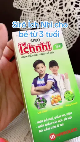 Siro Ích Nhi cho bé từ 3 tuổi 