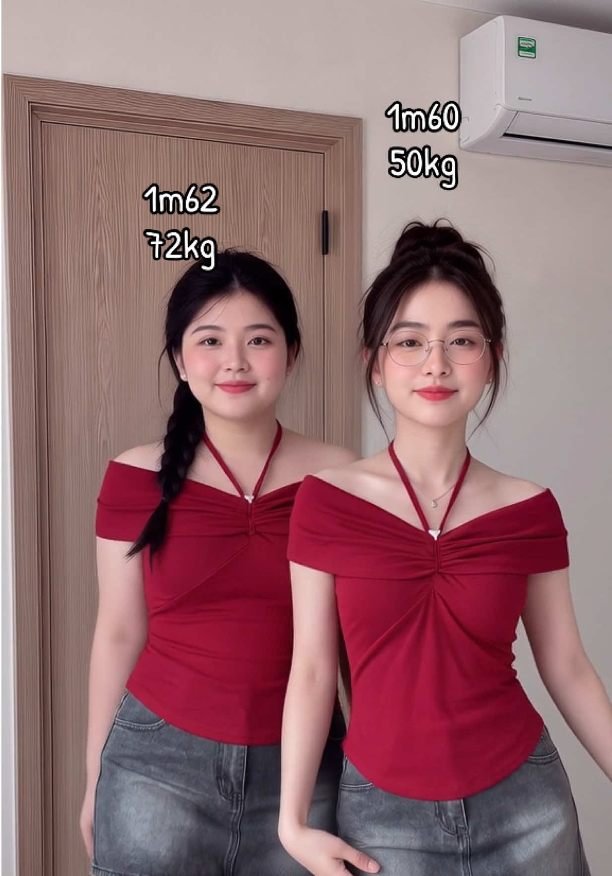 Áo thun trễ vai cổ xếp buộc dây #TikTokShop99 #aokieubigsize #chanvaybigsize #vaybigsize #thoitrangnu 