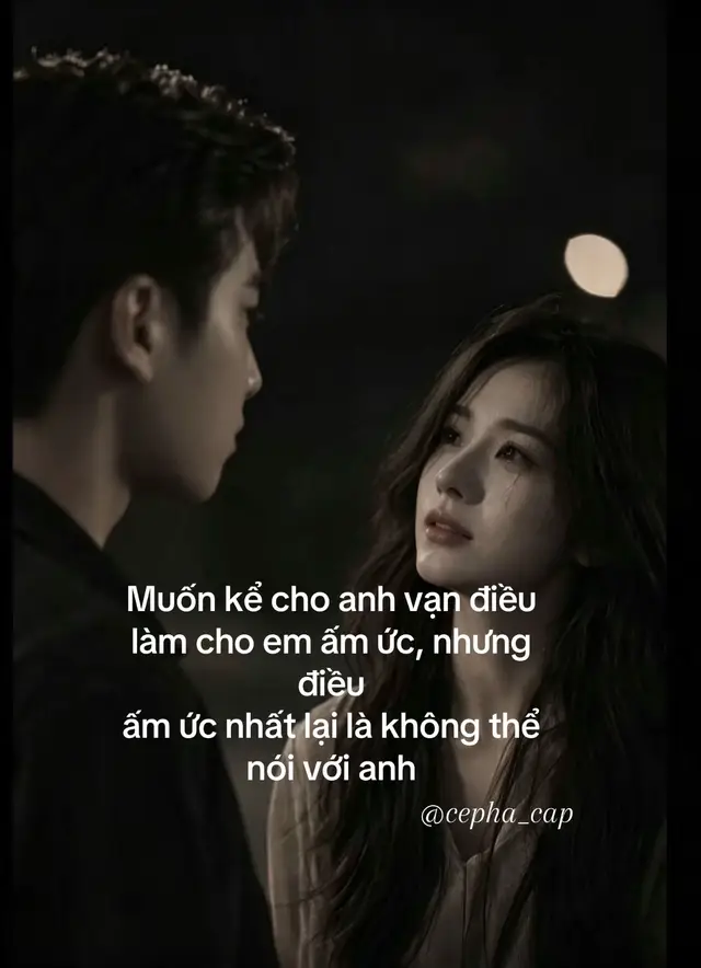 Cảm ơn anh... vì đã xuất hiện trong đời em vào một thời điểm mà trái tim em yếu mềm nhất. Cảm ơn anh... vì những ngày còn thương, vì những lần nắm tay vội vã, vì những khoảnh khắc ngắn ngủi nhưng từng khiến em tin rằng mình được yêu thật SỰ. Dù đoạn đường ấy không dài, không trọn vẹn... nhưng nó đủ sâu để in dấu trong tim em đến tận bây giờ. Cảm ơn anh... vì đã cho em biết cảm giác được quan tâm, được nhớ nhung dù chỉ trong những khe hở rất nhỏ của thời gian. Và cũng cảm ơn anh vì đã dạy em một bài học rất đắt: Có những tình yêu chỉ nên dừng lại ở việc gặp nhau, chứ không nên cố gắng đi cùng nhau quá xa. Bởi càng đi, em càng mệt, càng thương và càng đánh mất chính mình. Chúng ta đã cố gắng theo cách riêng của mỗi người. Nhưng hóa ra... cố gắng trong một mối quan hệ sai thời điểm chỉ khiến cả hai thêm day dứt. Anh có nơi để trở về. Còn em... phải học cách quay trở về với chính mình trong lặng lẽ, trong đau lòng nhưng là điều cần thiết. Hôm nay, em chọn nói lời cảm ơn thay vì trách móc. Vì nhờ anh, em hiểu rằng: không phải cứ yêu là sẽ có hạnh phúc. Và không phải ai đã bước cùng mình một đoạn đường... cũng sẽ ở lại đến cuối con đường. Cảm ơn anh vì đã cùng em đi một đoạn. Phần còn lại, em xin phép đi một mình. Để nhẹ lòng hơn. Và để học cách yêu lại chính em.#tamtrang_camxuc💔😔 #trạmdừngcảmxúc #buon_tam_trang💔 #nhoanh 