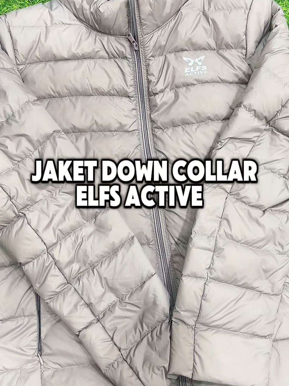 padahal bahan nya bulu angsa tapi tetep gak bulky dan ringan buat dibawa kemanapun🤩🔥 #jaketdown #buluangsa #elfsactive #jaketoutdoor #jaketwanita 