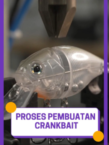 PROSES PEMBUATAN LURE CRANKBAIT  #tipsmancing #aksesorispancing #alatpancing #mancing