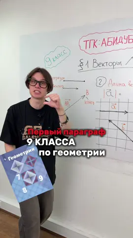 Векторы первый параграф по геометрии | tgk: абидуби #математика #огэ #рекомендации #егэ #рек