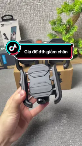 Giá đỡ điện thoại giảm chấn lắp chân gương xe máy#giadodienthoai #giadodienthoaichongsoc 