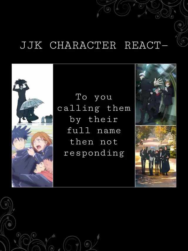 JJK characters react to you calling them by their full name then not responding! #jujutsukaisen #fypシ゚viral #headcanons #jjk #fypシ 
