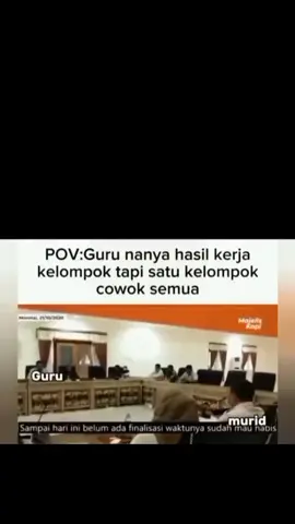 pas presentasi langsung pasrah aja #meme #sekolah #POV #murid 