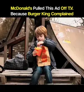 McDonald's pulled this ad after Burger King complained. Too far, or just too good? #fyp #viral #marketing #mcdonalds #burgerking