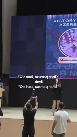 Qiz hara susmaq hara??