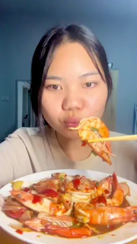 กินยำกุ้งสุกกันจ้า #กิน #ฟีดดดシ 