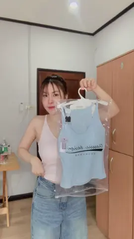 เสื้อสายเดี่ยว เสื้อกล้ามผู้หญิงมีบาร์ฟองน้ำในตัว #เสื้อแฟชั่น #เสื้อกล้าม #เสื้อสายเดี่ยว 