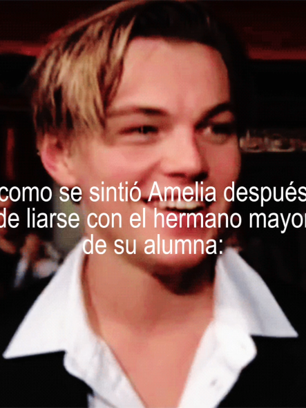 ( #leonardodicaprio ) Amelia, que te costaba quedarte con Pedro. #elinternado #foryoupage #fyp #leonardodicaprio90s 