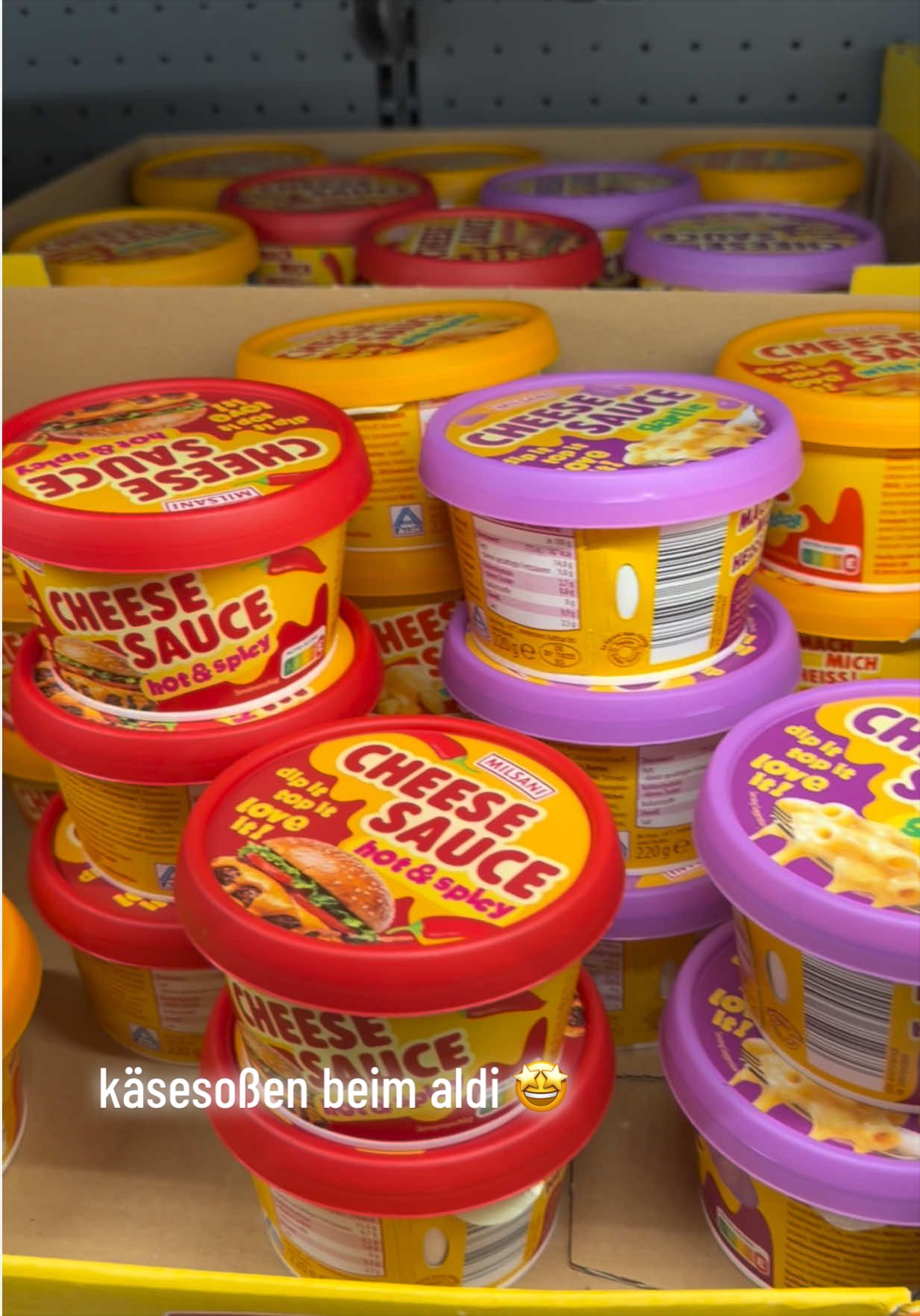 wer liebt auch käsesoßen?🤩 habt ihr sie schon getestet ? #fy #fyp #support #aldi #support 