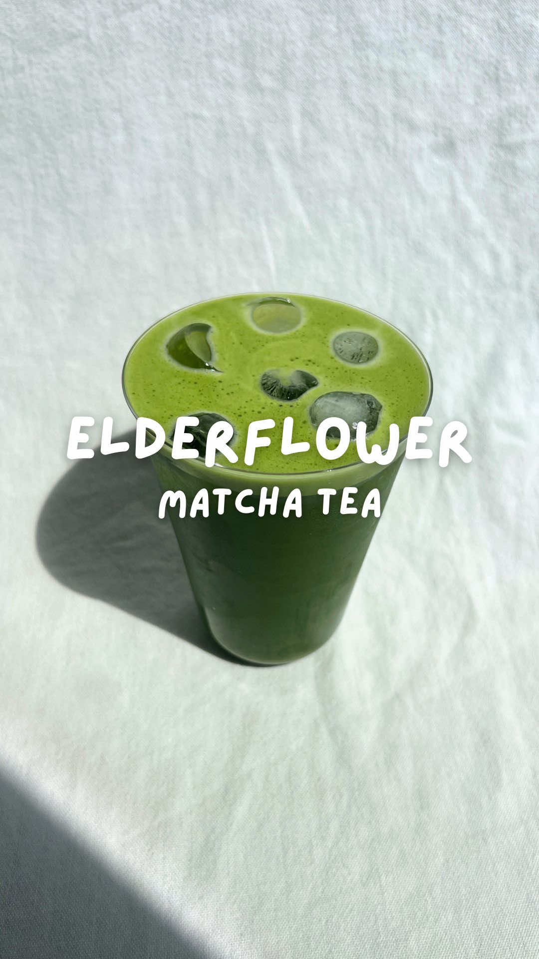 elderflower matcha tea 🌼 When you don’t want matcha with milk, make this fresh, floral, and crisp elderflower matcha tea!!! It’s so refreshing and light, I love having this when I don’t want dairy (which is rare). You can also use club soda or tonic water for a sparkling version (great as a mocktail!)  I used @Tenzo Matcha’s Reserve matcha from Shizuoka which is lightly umami, sweet, and smooth! It really shines in this!  Recipe: 1 tbsp elderflower syrup 3/4 cup water or sparkling water  1 cup of ice 1.5 tsp (3g) matcha powder  1/4 cup (60g ) hot water for whisking  #drinksathome #matcha #matchatea #elderflower #tenzopartner 
