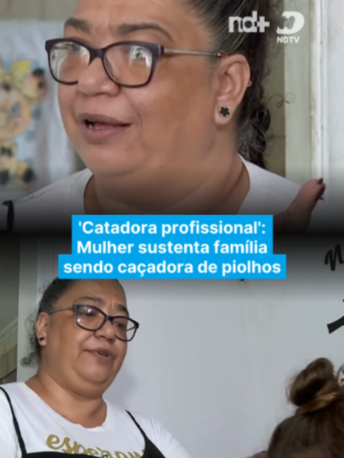 A moradora de São Paulo, Kelly, se tornou especialista em lidar com piolhos e passou a atuar como 'catadora profissional' após trabalhar em uma creche onde cuidava de crianças com os parasitas. A profissão ganhou repercussão nas redes sociais após uma discussão entre Luana Piovani e Pedro Scooby, quando a filha do ex-casal apareceu com piolhos. Siga @portalndmais  Crédito: @recordoficial #ndmais #piolho #catadoraprofissional #noticia #profissao
