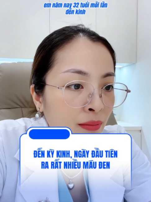 Đến kỳ kinh, ngày đâu tiên ra rất nhiều máu đen #xuhuong #bacsithuylinh #mangthai #phukhoa #hiemmuon #babau #LearnOnTikTok #sieuam #fyp