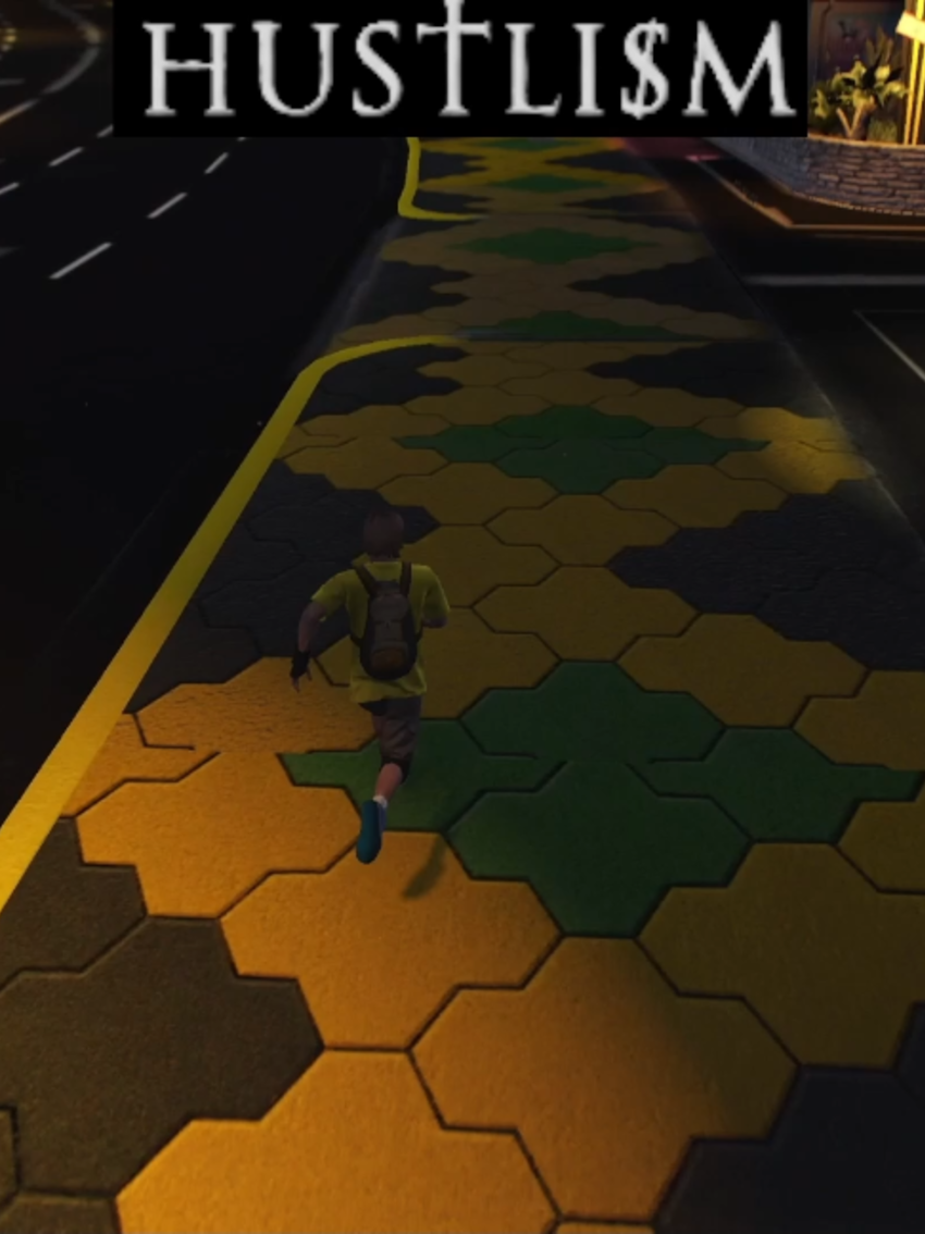 custom Jamaican theme sidewalk  Made by me #fivem #gta5 #jamaican #sidewalk