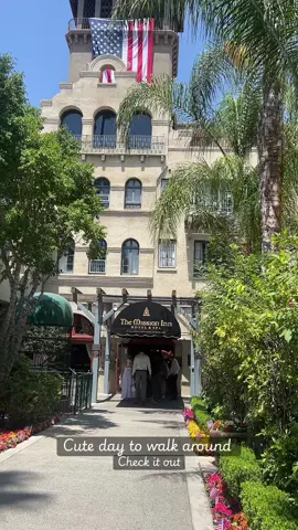 Check out the mission in hotel and spa the pool is great scenery cute.#riversidecounty #themissioninnhotelandspa #fyp #goodday #walk 
