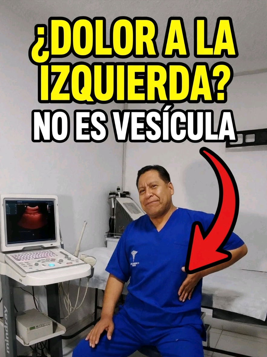 ¿Te duele a la IZQUIERDA? No es la vesícula, te explico por qué te duele aquí 👇 La vesícula duele a la DERECHA. Cuando duele a la izquierda, aquí en Cusco lo que más veo en ecografía es: • Gases y colon inflamado • Gastritis • Inflamación muscular  Si el dolor es fuerte, no te deja comer o va y viene, hazte una ecografía. ¿Te pasa esto? Guarda este video y escríbeme. 📍 Ecografías en Cusco - MEDICUSCO 📲 Citas por WhatsApp en mi perfil ⚠️ Contenido informativo, no reemplaza consulta médica.  Dr. Fritz Marquina RNE 33916 #dolorladoizquierdo #dolorabdominal #ecografiaabdominal #ecografiascusco #medicusco