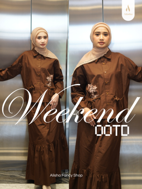 Weekend mood: effortless, classy, and ready to go. 🤍✨ A little OOTD, a little confidence, and a whole lot of good vibes. Because weekends are made for looking good & feeling even better. 👜🌷 #WeekendOOTD #AlishaFancyShop #HijabStyle #WeekendStyle #ModestFashion #fyp