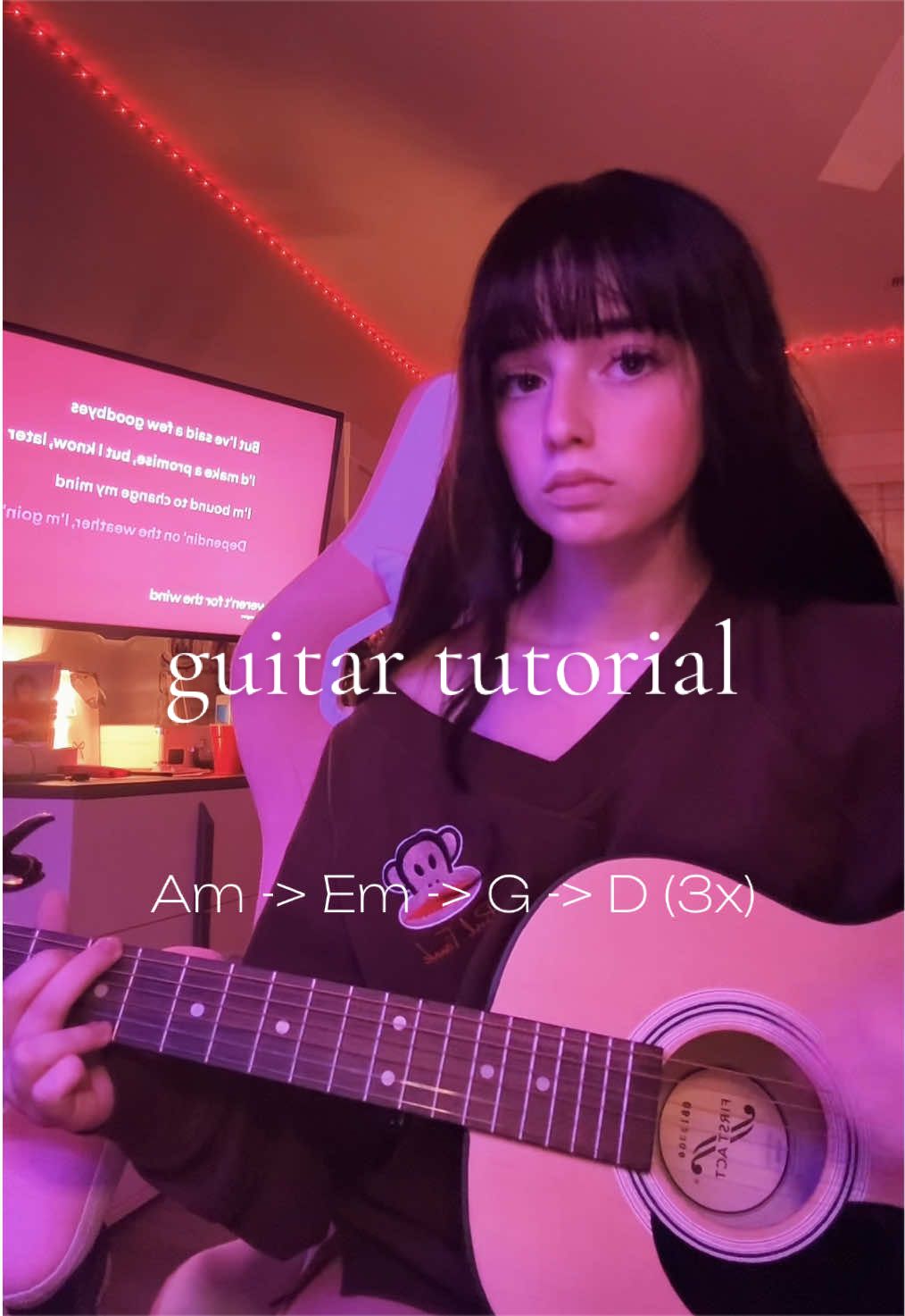 another guitar video #werentforthewind #ellalangley #guitar #guitartutorial #guitarchords