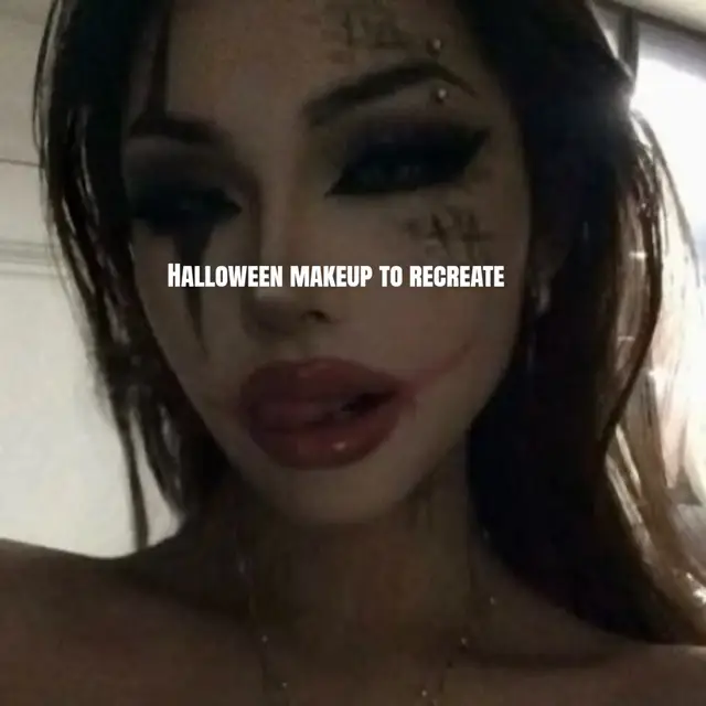 Makeup ideas for Halloween Part 1