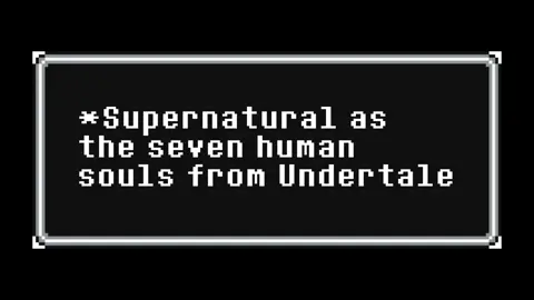 Two big interests of mine in one video!? This didn’t took even half as long as I thought it would lol Inspo: @Lydia  #undertale #supernatural #sevensouls #spn #edit 