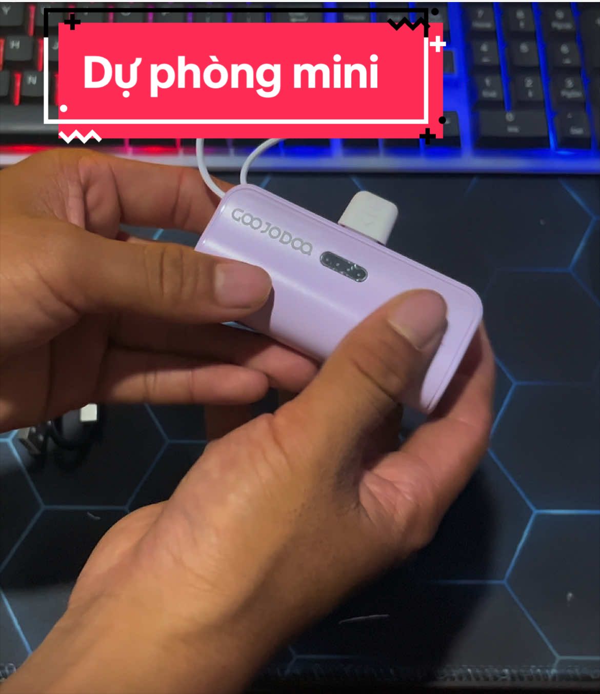 Sạc dự phòng nhỏ gọn màu đẹp 😻 #tiktok #xuhuong #tiktokshop 