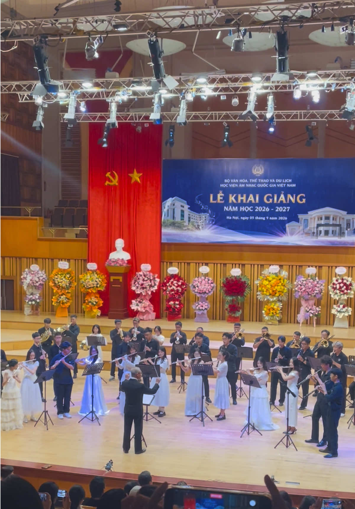 Khai giảng Học Viện Âm Nhạc Quốc Gia #dannguyet #hocvienamnhacquocgiavietnam #vnam 