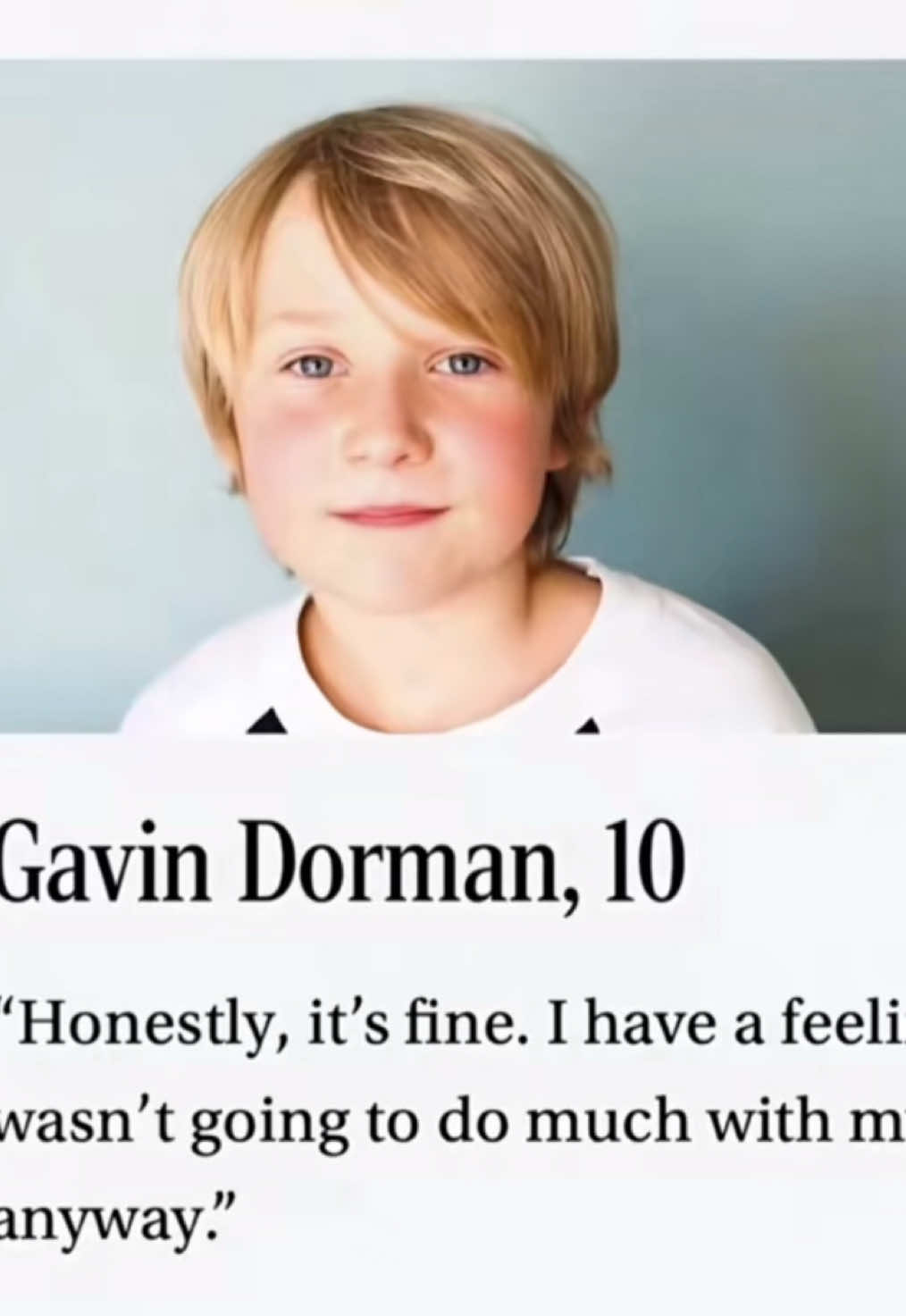 gavin dorman, 10  #fyp #viral #xyzabc #niche #blowup 