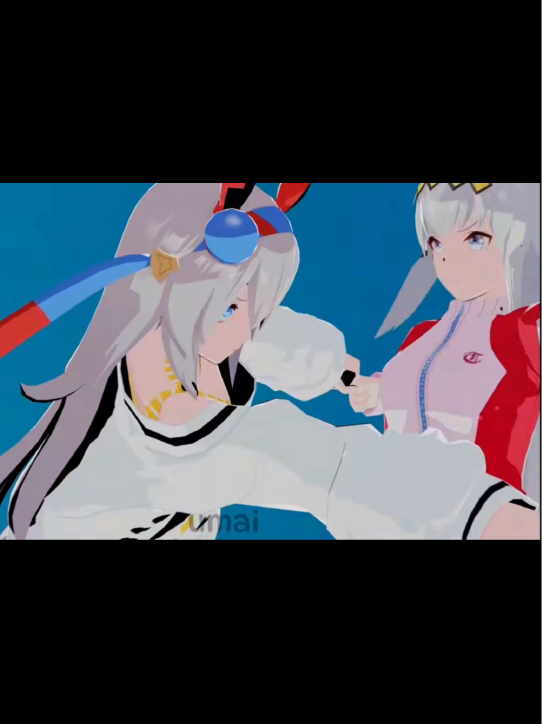 Oguri vs Tamamo 💥 . . . .  #mangas #umamusume #oguricap #tamamocross #dragonball 