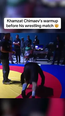 Different beast 😳🐺 #UFC #mma #wrestling #espnsocial #KhamzatChimaev (via @RAF Wrestling) 