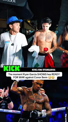 The moment Ryan Garcia SHOWS hes READY FOR WAR against Conor Benn 😳😳#fyp #ryangarcia #oblivion #boxing #conorbenn @Ryan Garcia @oblivion @Nina Marie Daniele 