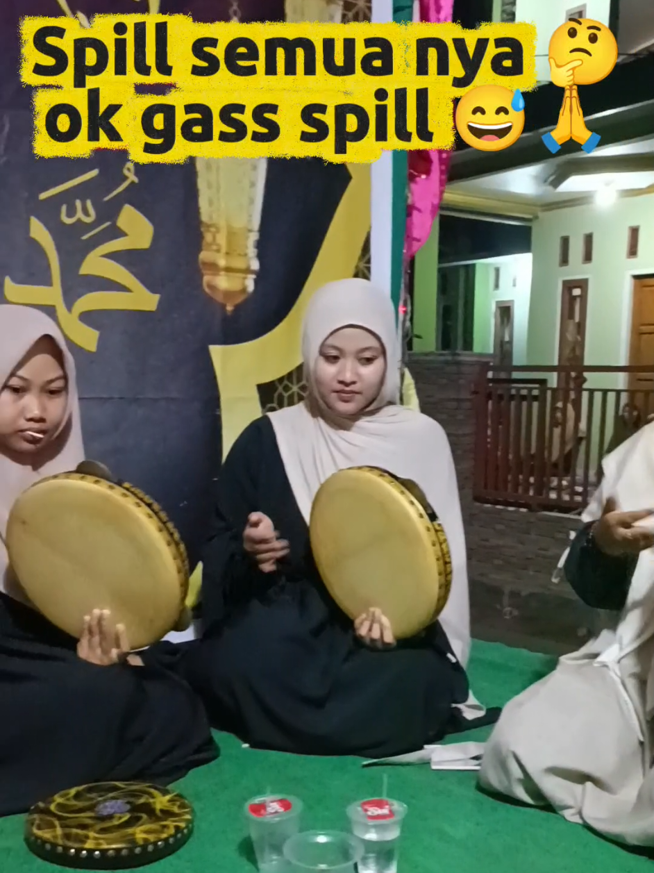 Spill semuaa personil 😊🙏 #hadroh #belajarhadroh 