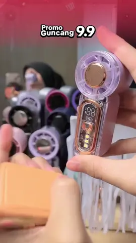 Kipas Portable Genggam X699 Model Terbaru Transparant Desain Ukuran Mini