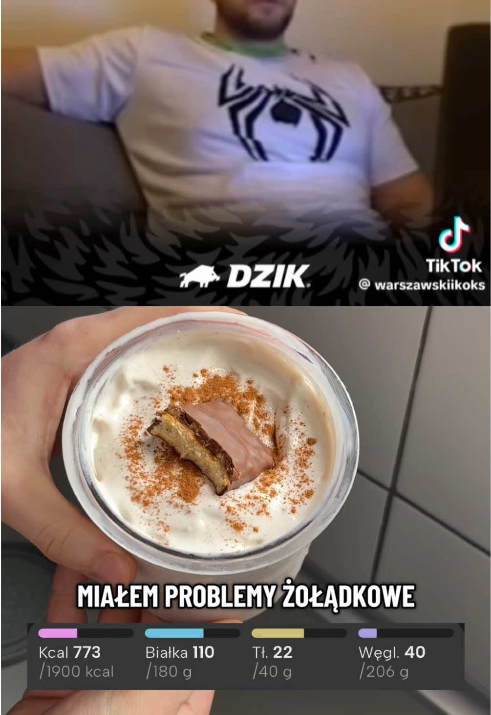 🐗Lody Sakera | 110 G białka | 770 KCAL 🍨 @WarszawskiKoks  (przepijcie verdinem i będzie ok)  Zapisz se na później 📌 . . . . . . . . . . #gym #Fitness #Lifestyle #recipes #cooking 
