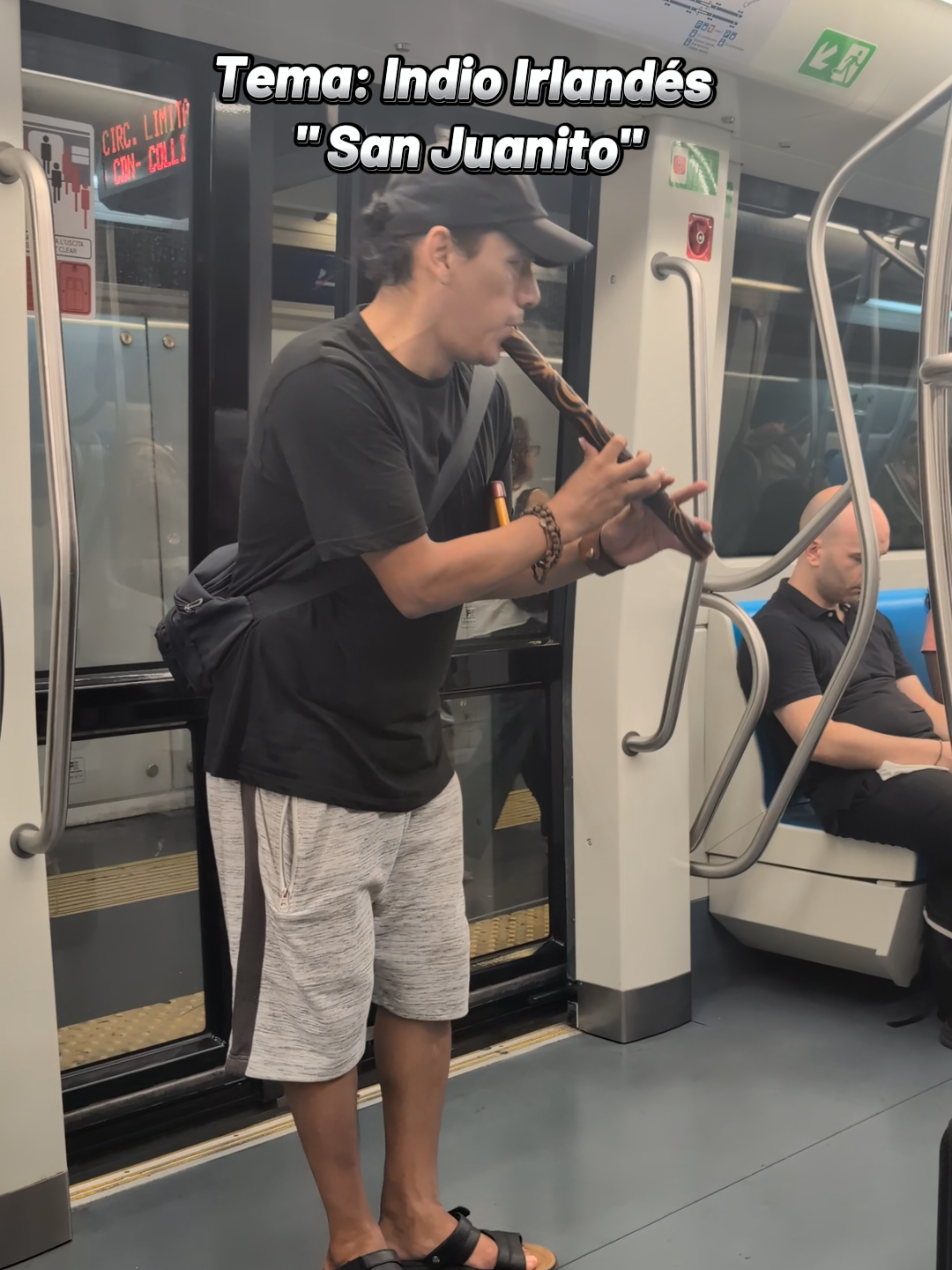 👉🔥Musica instrumental en la metro de Napoles. #italy #napoli #peru #andeanmusic 