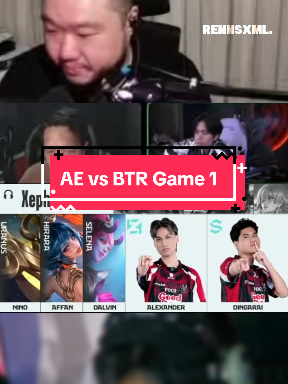 Bisa-bisanya Selena Dalvin & Miya Dingarai diremehin Koh Delwyn!!🤔😱 AE vs BTR - Game 1 mMPL ID S18 #MLBB10TH #ALLINMLBB #mlbbcreatorbase #planofpublisher 