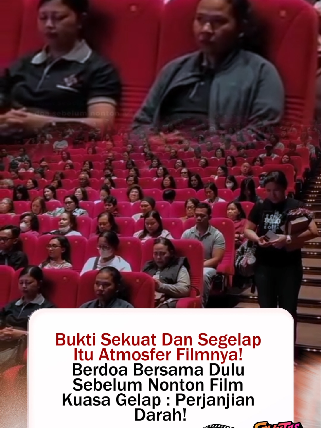 Atmosfer Kuasa Gelap terasa begitu kuat bahkan sebelum filmnya dimulai. Sesi doa bersama jadi salah satu momen yang membuat suasana terasa semakin berbeda #KuasaGelap #KuasaGelapPerjanjianDarah #KlipppKuasaGelap #FilmKuasaGelapPerjanjianDarah #fyp 