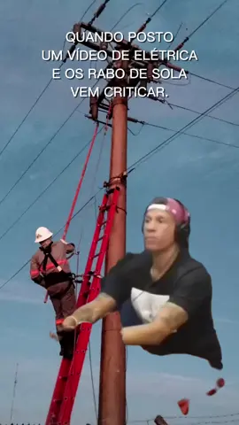Quando posto um vídeo, os rabo de sola aparecem nos comentários pra criticar 😂⚡ Quem não faz, sempre tem opinião sobre quem faz. #EletricistaRD #Trecheiro #Eletricista #SEP #TikTokBrasil