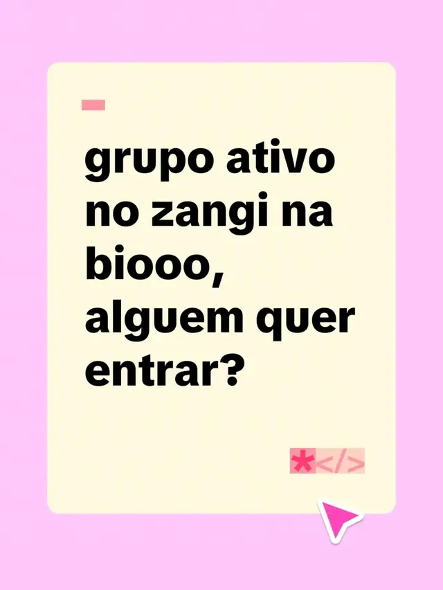 grupo ativo no zangi na biooo, alguem quer entrar?#zangiagora #gruposzangi #zangigrupo #zangi 