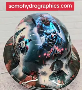Halloween is approaching... Get the Psycho Circus hydro dipped hart hat so show off your style #clown #horror #halloween #fyp #foryoupage 