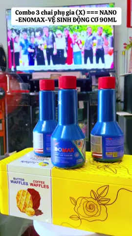 Combo 3 chai phụ gia (X) === NANO -ENOMAX-VỆ SINH ĐỘNG CƠ 90ML