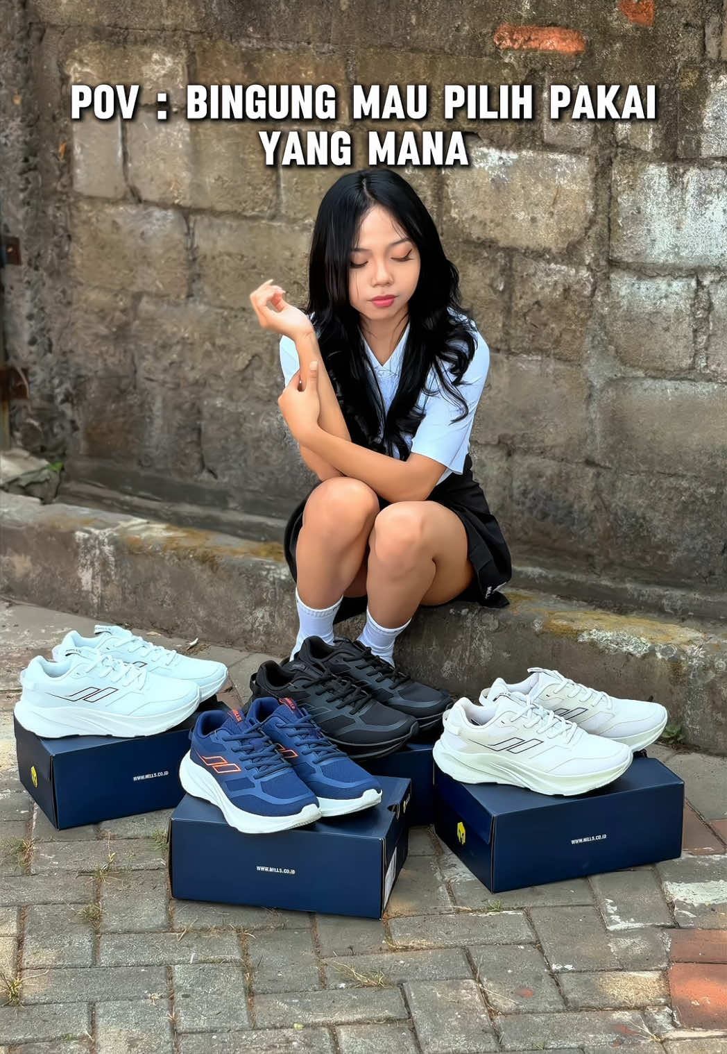 Pilihan warnanya banyak banget seri Horizon, ada yang mau bantuin mimin pilih yang warna apa? 🥹 #mills #millssport #millssportid #horizon #sepatu 